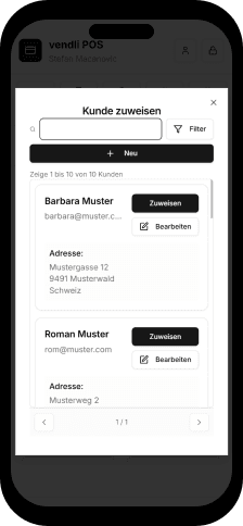 Kunde zuweisen - Kundenbindung